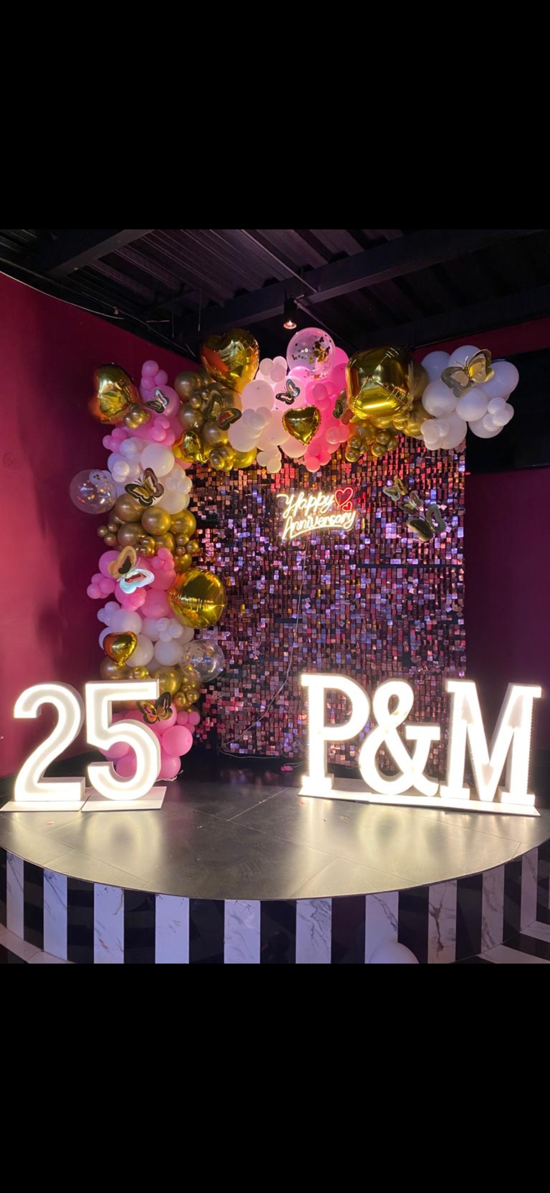  25th anniversary Decoration At Home 